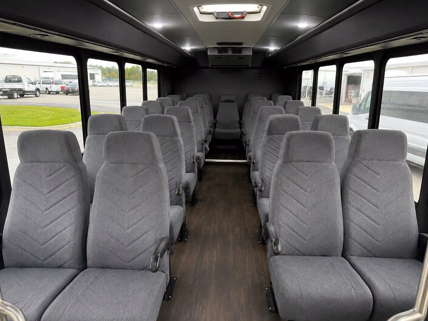 18 passenger minibus interior
