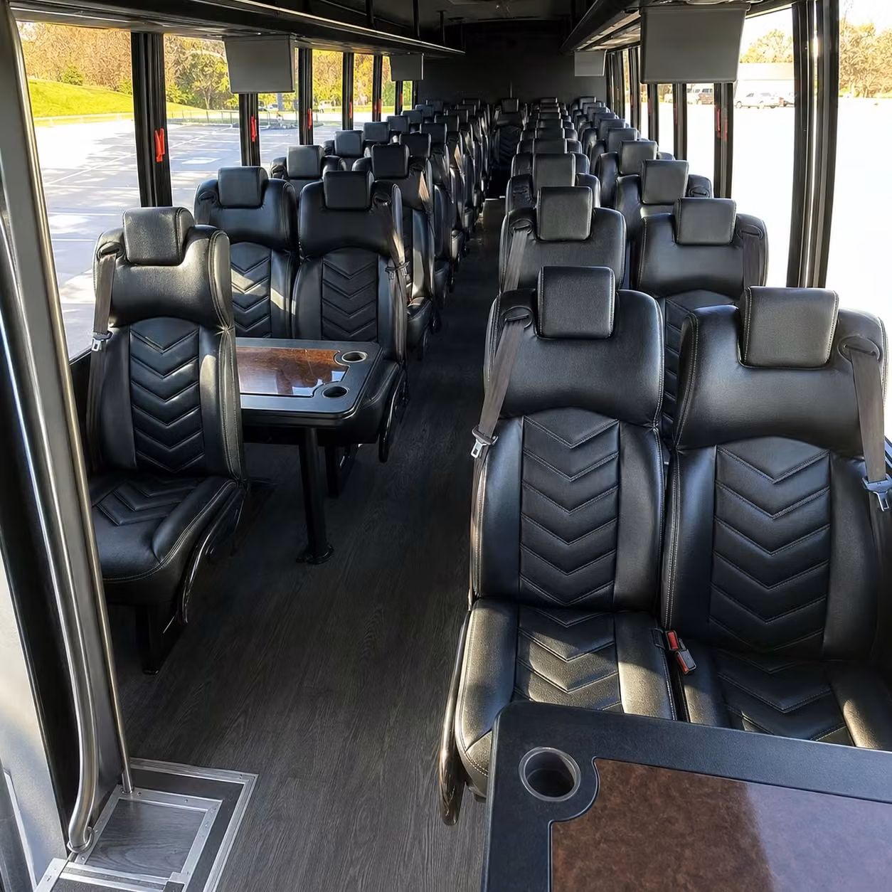 28 passenger minibus inside
