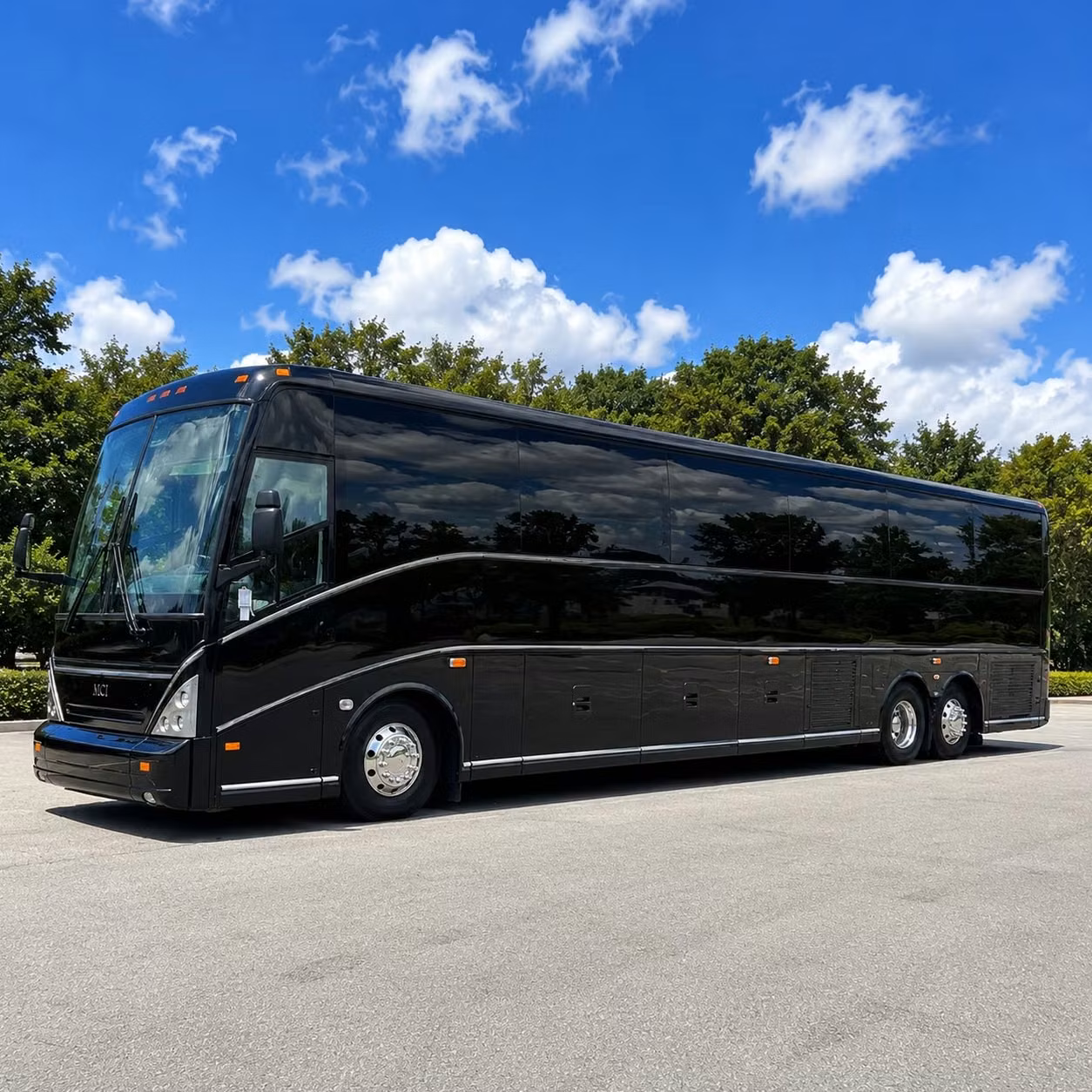 event transportation bus rentals in mckinney