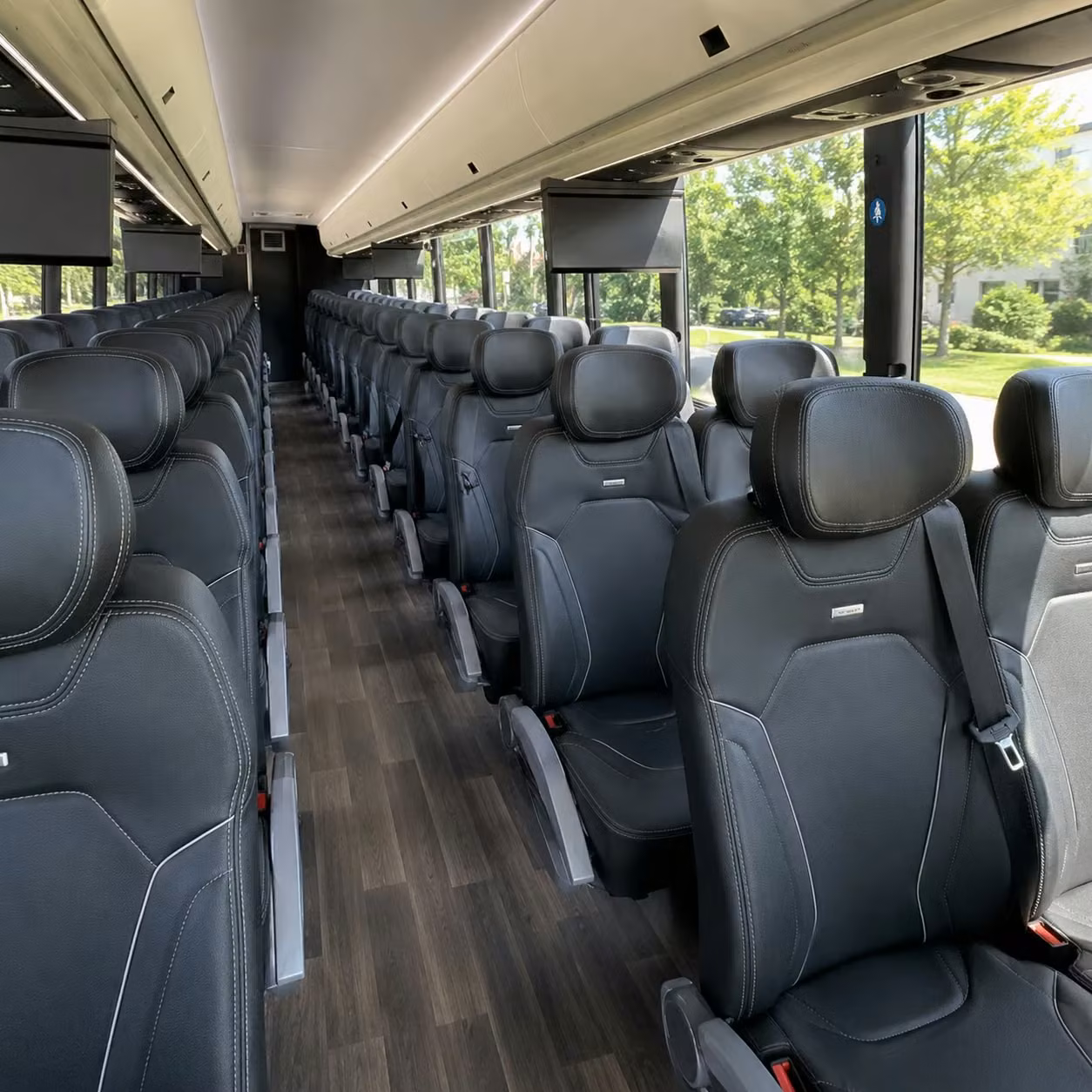 mckinney charter bus interior gallery