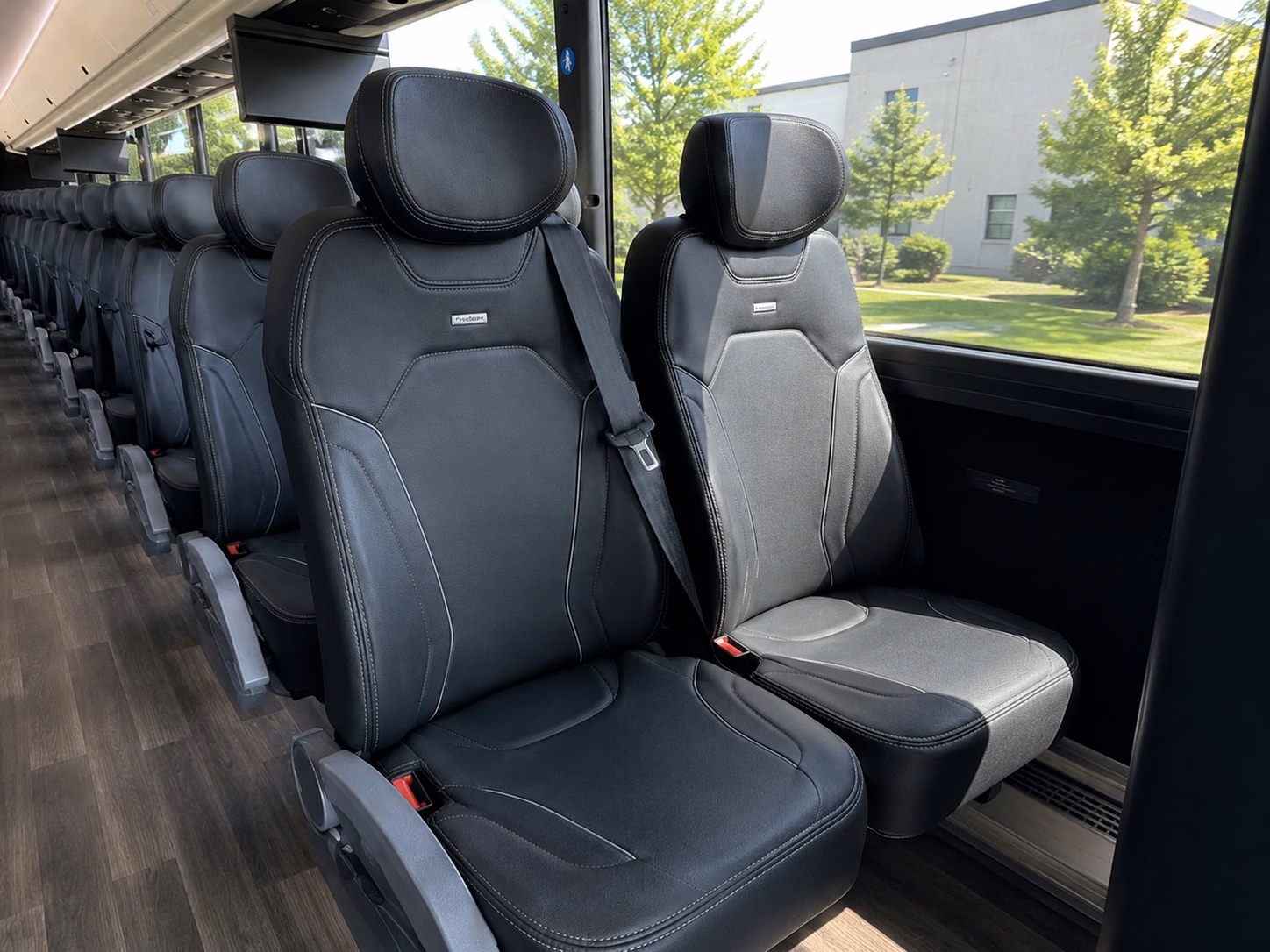 mckinney charter bus rental interior