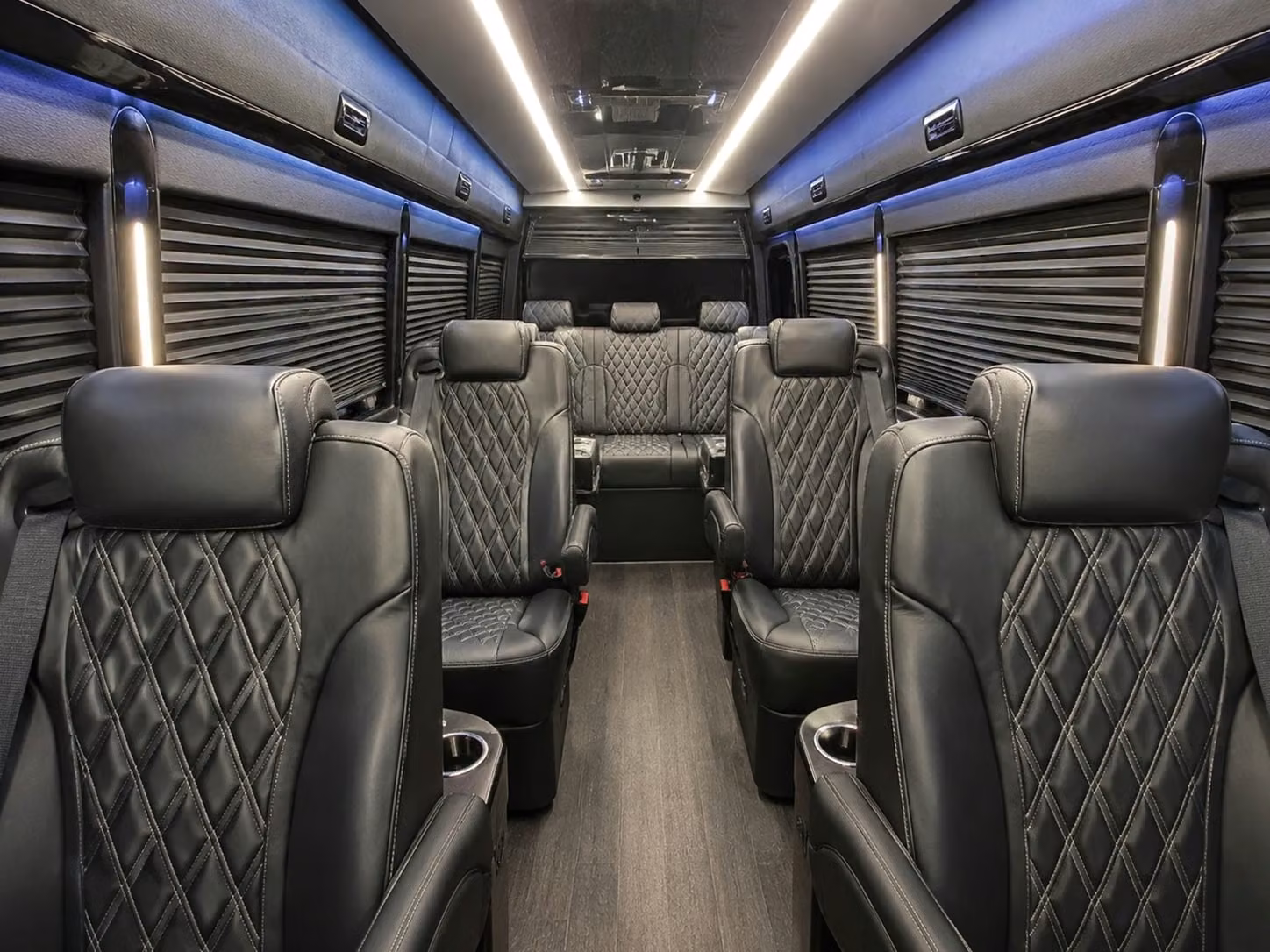 sprinter van with driver inside